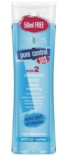 Eveline Cosmetics Pure Control hluboko čistící tonikum 200 ml