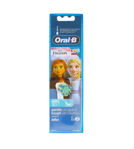 Oral-B Kids 3+ Frozen náhradní hlavice na elektrický kartáček pro děti 2 ks