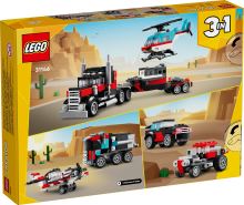 LEGO® Creator 3 v 1 31146 Náklaďák s plochou korbou a helikoptéra (3)
