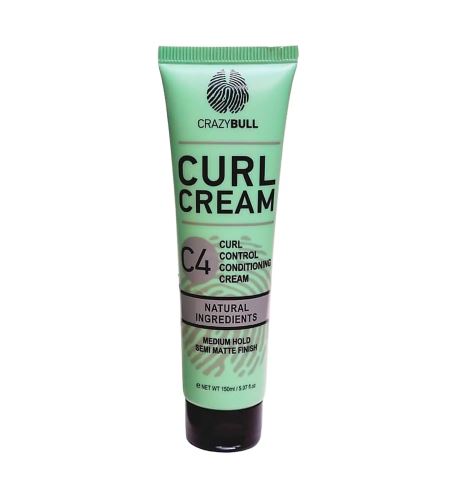 CrazyBull Curl Cream C4 Conditioning stylingový hydratační krém 150 ml