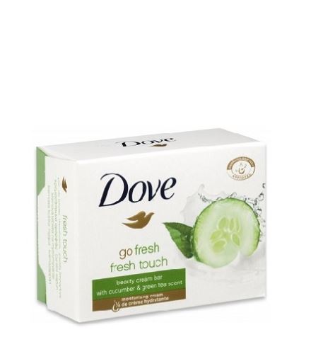 Dove Go Fresh Cucumber & Green Tea krémové tuhé mýdlo 100 g