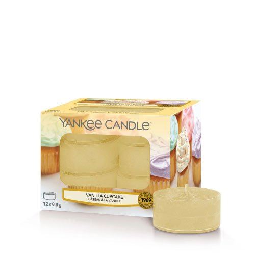 Yankee Candle Vanilla Cupcake čajová svíčka 12 x 9,8g