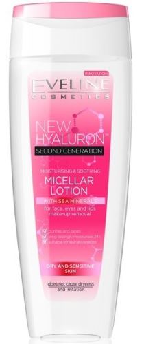 Eveline Cosmetics New Hyaluron moisturizing soothing micellar water unisex 200 ml