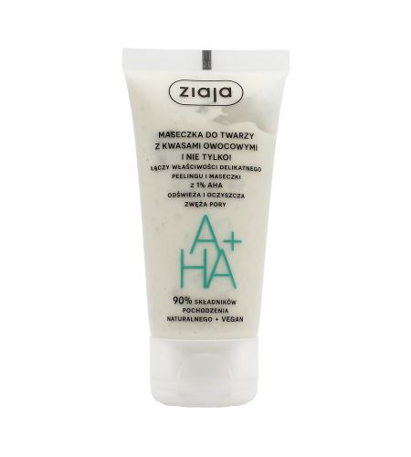 Ziaja Face Mask + Scrub with Fruit Acids pleťová maska ​​a peeling s ovocnými kyselinami 55 ml