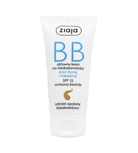 Ziaja BB Cream Oily & Combination Skin BB-Creme für fettige und Mischhaut LSF 15 50 ml