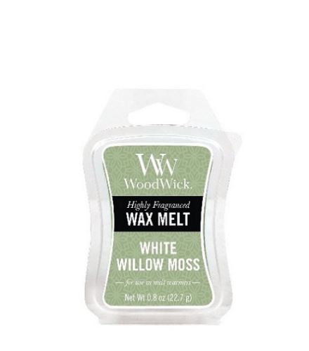 WoodWick White Willow Moss vonný vosk 22,7 g
