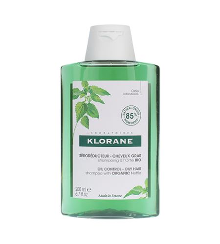 Klorane Nettle cleansing shampoo with nettle on oily hair 200 ml