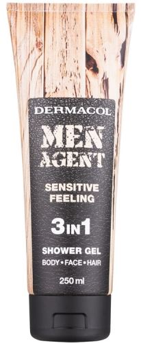 Dermacol Men Agent Sensitive Feeling 3in1 sprchový gel pro muže 250 ml