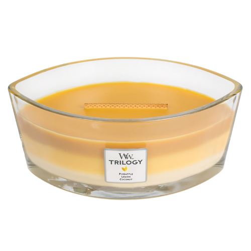 WoodWick Fruits of Summer vonná svíčka s dřevěným knotem 453,6 g