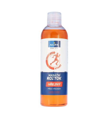 Alpa Sport Star hřejivý masážní roztok před výkonem 250 ml