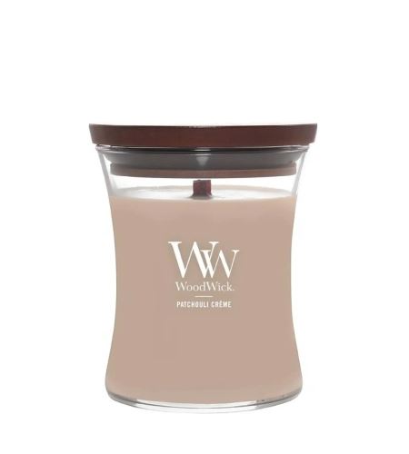 WoodWick Patchouli Créme Candle With Wooden Wick 275g