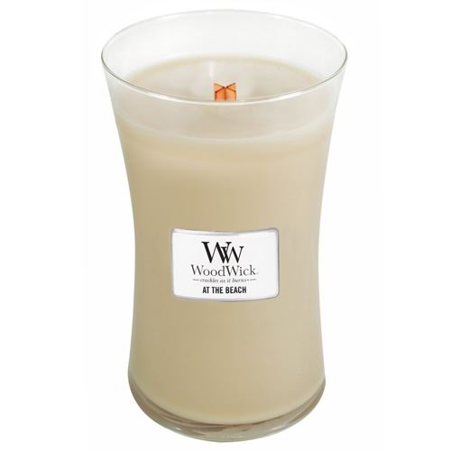 WoodWick At the Beach vonná svíčka s dřevěným knotem 609,5 g