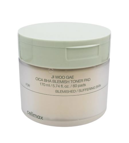 Celimax Ji Woo Gae Cica BHA Blemish Toner Pad