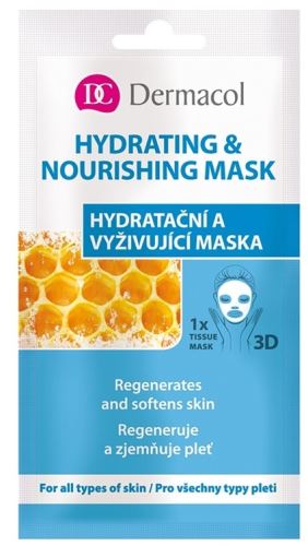 Dermacol Hydrating & Nourishing Mask hydratační pleťová maska 15 ml