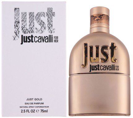 Roberto Cavalli Just Cavalli Gold For Her parfémovaná voda 75 ml pro ženy TESTER