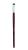 Sefiros Red Wood Eyeshadow Brush Short cosmetic brush unisex 1 ks
