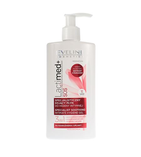 Eveline Cosmetics Lactimed+ SOS gel pro intimní hygienu 3v1 250 ml