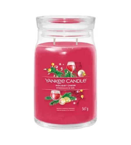 Yankee Candle Holiday Cheer signature svíčka velká 567 g
