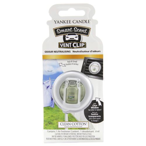 Yankee Candle Clean Cotton fragrant clip 1 ks