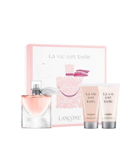 Lancôme La Vie Est Belle dárková sada pro ženy parfémovaná voda 75 ml + tělové mléko 50 ml + sprchový gel 50 ml