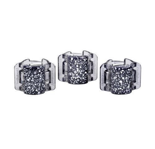 Linziclip Mini Hair Clip - Black With Pebbles