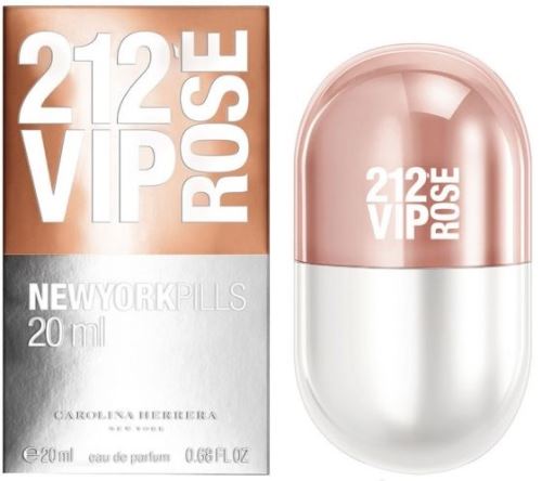 Carolina Herrera 212 VIP Rosé Pills parfémovaná voda 20 ml pro ženy