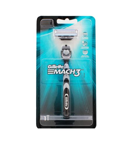 Gillette Mach 3 holící strojek + hlavice