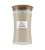 WoodWick Sklo velké/Tonka &amp; Almond Milk vonná svíčka s dřevěným knotem 609,5 g