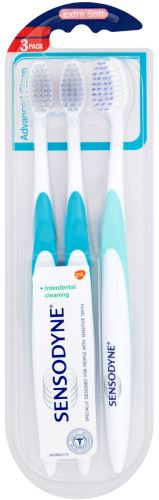 Sensodyne Advanced Clean Extra Soft toothbrushes 3pcs unisex