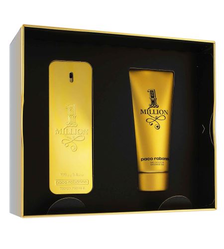 Paco Rabanne 1 Million dárková sada pro muže toaletní voda 100 ml + sprchový gel 100 ml