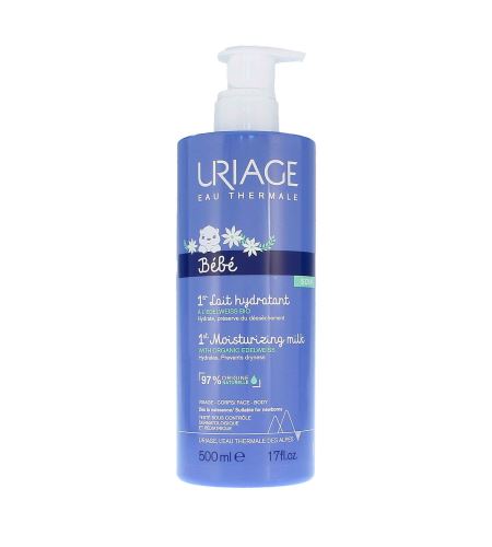 URIAGE Bébé 1st Moisturizing Milk hydratační mléko od narození pro děti 500 ml