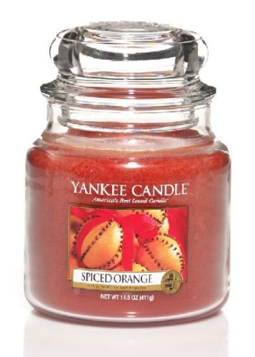 Yankee Candle Spiced Orange vonná svíčka 411 g