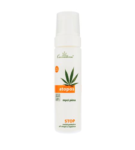 Cannaderm Atopos mycí pěna 180 ml