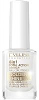 Eveline Cosmetics Nail Therapy Professional nail conditioner with gold glitter unisex 12 ml