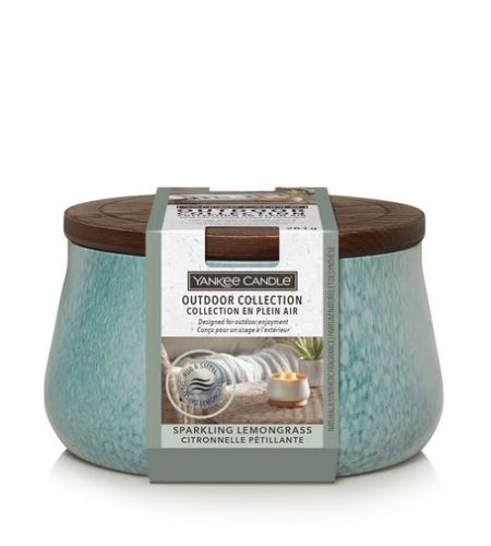 Yankee Candle Sparkling Lemongrass venkovní svíčka 283 g