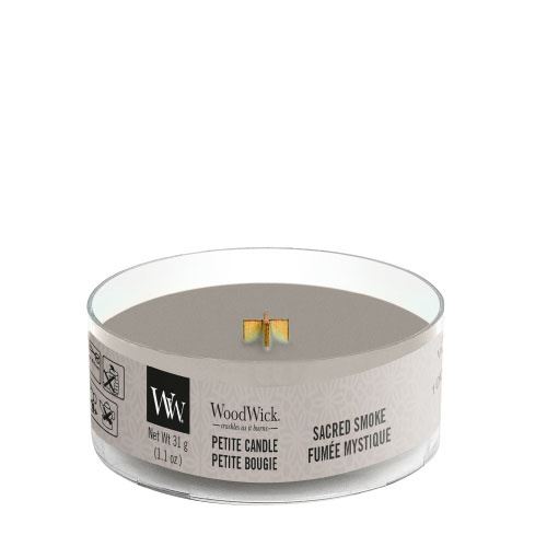WoodWick Sacred Smoke vonná svíčka petite 31 g
