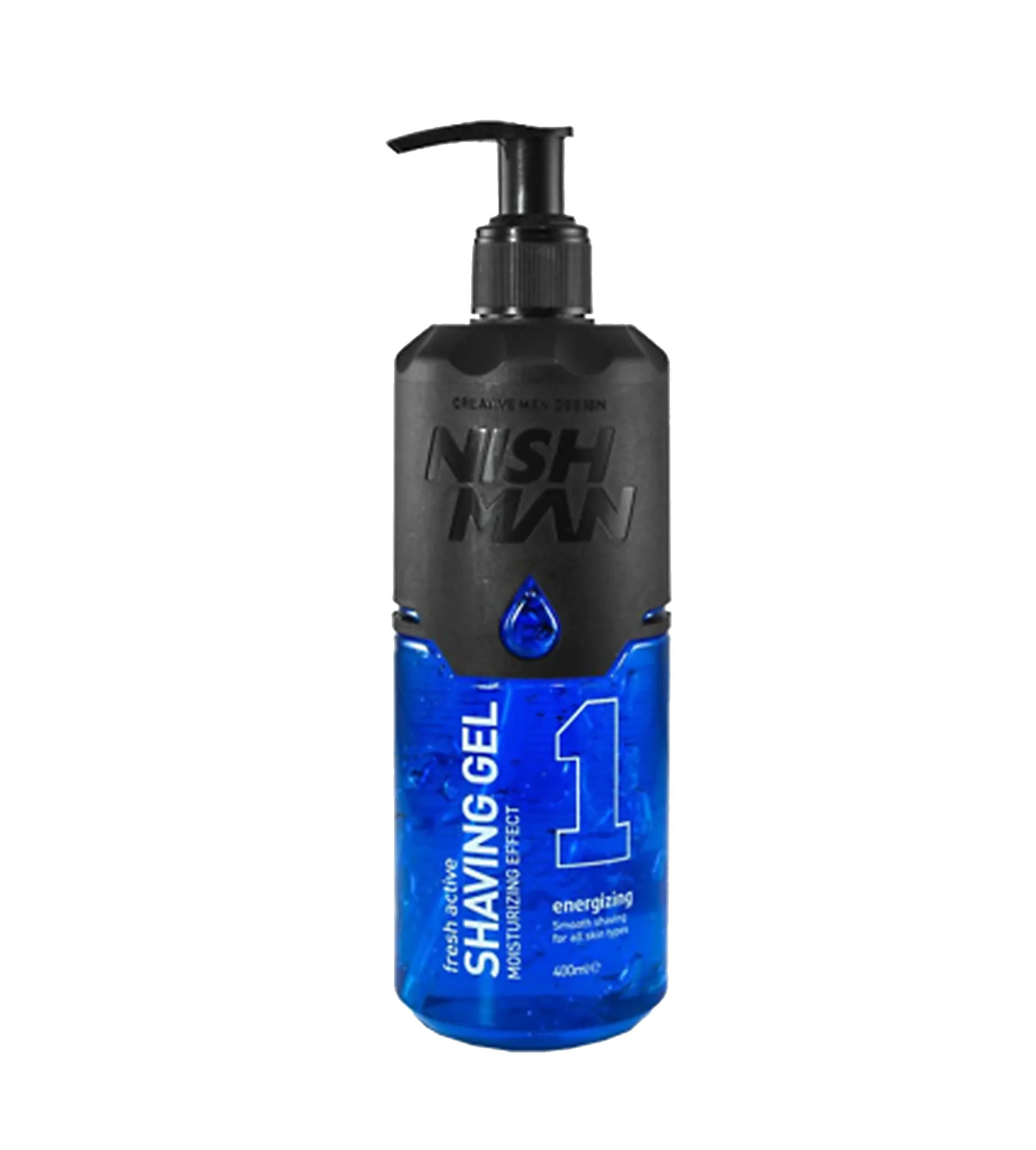 NISHMAN Skūšanās gēls Energizing 400ml