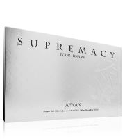 Afnan Supremacy Silver Geschenkset für Männer Eau de Parfum 100 ml + Duschgel 100 ml + Aftershave-Balsam 100 ml (1)