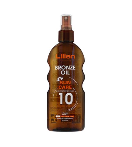 Lilien Sun Active Bronze opalovací olej SPF 10 200 ml