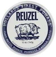 REUZEL Styling Clay Matte Pomade jílová pomáda na vlasy pro silné zpevnění a přirozený matný vzhled pro muže (2)