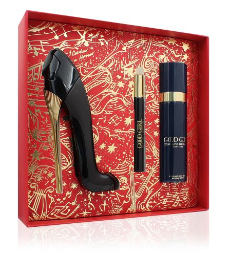 Carolina Herrera Good Girl dárková sada pro ženy parfémovaná voda 50 ml + tělová mlha 100 ml + parfémovaná voda 10 ml