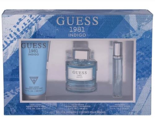 Guess 1981 Indigo For Women eau de toilette for women 100 gift set