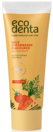 Ecodenta Wild Strawberry Flavoured toothpaste with strawberry flavor for children 75 ml