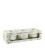 Yankee Candle White Gardenia votivní svíčka ve skle 3 x 37 g