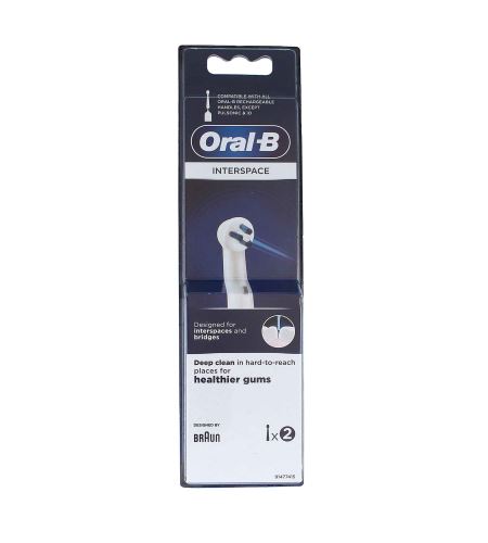 Oral-B Interspace Replacement Brush Heads 2pcs