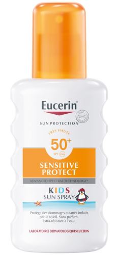 Eucerin Sun Sensitive Protect Kids sun protection spray spf 50+ for children K 200 ml