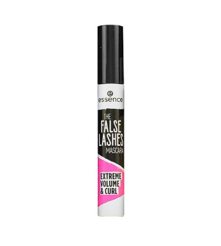 Essence The False Lashes Extreme Volume & Curl řasenka pro efekt umělých řas Black 10 ml