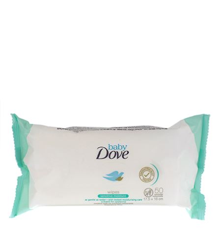 Dove Baby Sensitive Moisture wet cleaning wipes without perfume 50pcs K 50