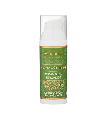 Saloos Bio královský peeling Argan & Q10 - Bergamot 50 ml