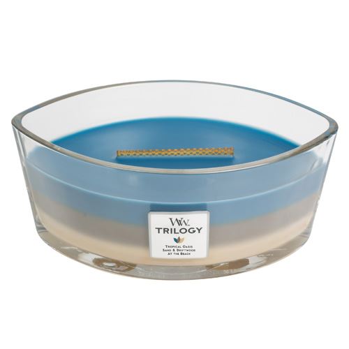 WoodWick Nautical Escape vonná svíčka s dřevěným knotem 453,6 g